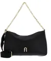 FURLA Primula Crossbody Double Strap M Umhängetasche Tasche Nero schwarz Neu