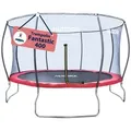 Hudora Gartentrampolin Fantastic für Kinder/Jugendliche & Erwachsene, Ø 400 cm, mit Sicherheitsnetz, TÜV-GS geprüft, extra breite Randabdeckung 400 cm