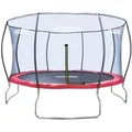 Hudora Kindertrampolin Fantastic Trampolin – Outdoor Trampolin für Kinder Garten, Ø 400 cm rot 400 cm