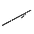 STABILA 196-2 Dark Shadow, 2-teiliges Wasserwaagen-Set: 183 cm | 40 cm, edle Anthrazit-Mattbeschichtung, extrasteifes Alu-Profil, stoßdämpfende Endkappen, integrierte Rutsch-Stopper, Made in Germany