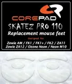 Corepad Skatez PRO 110 Mouse-Feet Zowie AM / FK1 / FK1+ / FK2 / ZA11 / ZA12 / Ozone Neon/Neon M10