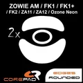 Corepad Skatez Zowie AM FK1 + FK2 ZA11 12 Ozone Neon Ersatz Mausfüße Teflon