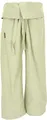 Thai Fischerhose aus fester Baumwolle, Wickelhose, Yogahose, Unigröße - salbe