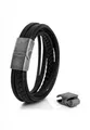 Akitsune Armband Pax Armband Silber - Schwarz 18cm