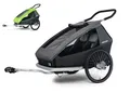 Croozer Fahrradanhänger Anhänger Buggy Kid Keeke 2 + Regenverdeck