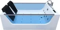HOME DELUXE - Whirlpool Badewanne ATLANTIC XL Weiß Indoor