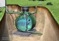 GARANTIA COLUMBUS Retentionszisterne Plus 4500 Liter inkl. Teleskop-Domschacht und PE-Deckel