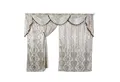 Gardinen by Justyna Verdunkelungsvorhang Barock Gardine Gold (1 St), Kräuselband, blickdicht, Polyester, Verdunkelung,Verdunkelt,Orientalisch,Barock styl,Perde,Jacquard