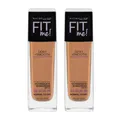 Maybelline Fit Me Dewy + Smooth Foundation 30ml - 315 Soft Honey x2