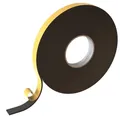Lumonic 10m EPDM Dichtungsband Selbstklebend 20mm x 3mm | Moosgummi Dichtband für Fenster + Türen | Fensterdichtung, Türdichtung, Gummidichtung zum Kälteschutz