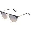 MINI EYEWEAR 747013 Herren-Sonnenbrille Vollrand Browline Metall-Gestell, grau