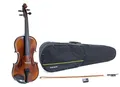 GEWA Violingarnitur Allegro VL 1 – 1/2 spielfertig, massiver europäischer Ahorn und europäische Fichte, handlackiert, Massaranduba Bogen, Larsen Aurora Saiten, Violinformetui