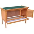 vidaXL Kleintierstall, Kaninchenstall Kleintierhaus Hasenstall 1 Ebene Holz