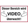Metafranc Hinweisschild Dieser Bereich Wird Videoüberwacht 200 X 300 Mm Warnschilder