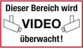 Metafranc Hinweisschild Dieser Bereich wird videoüberwacht! 200 x 300 mm