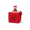 Toniebox Starter Set Rot inkl. 1 Kreativ-Tonie-Figur – Audioplayer Hörbücher