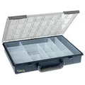 raaco Assorter 55 4x8-15: Sortierbox für Werkstatt, 15 Einsätze, Sortimentskasten & Sortierboxen für Kleinteile, Sichere Aufbewahrung, Tragbar, 26.1 x 33.8 x 5.7 cm, Leicht & Robust.