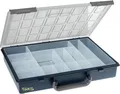 Raaco Sortimentskasten Assorter 55 4x8-15 | 136211 | Schraubenbox 15 Fächer | 340x260x57mm | Kunststoff | Dunkelblau