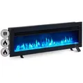Balderia Elektrokamin Agnes 40, 3in1 Elektrokamin für Stand-, Wand- oder Einbau-Montage schwarz 102,00 cm x 33,00 cm x 12,00 cm