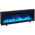 Balderia Elektrokamin schwarz Agnes 40 1000/1800 Watt 33 x 102 cm