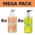 12x 300ml Abbott & Broome Vegane Handseife Flüssigseife 6x Tigergras 6x Pfirsich