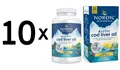 10 x Nordic Naturals Arctic Cod Liver Oil, 750mg Lemon (EAN (277,77 EUR/kg)