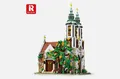 Kirche St Andrew`s Church Klemmbausteine Reobrix 66023 Gebäude 3306 Teile