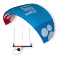 HQ Lenkmatte HQ4 Rush Pro School 300 Trainerkite Lenkstange Dreileiner Powerkite
