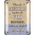 Retro Blechschild, lustige Sprüche Schild Freundschaft, Shabby Chic Deko 15x20cm