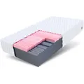 Matratze 160x200 cm orthopädisch Kaltschaum HR-Schaum Visco Memory H4 ca. 29 cm Höhe atmungsaktiv Bezug waschbar für Allergiker SELECT MAX PLUS
