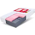 FDM Matratze 160x200 cm Härtegrad H3 H4 Höhe 29 cm Kaltschaummatratze HR-Schaum Visco-Schaum 7 Komfortzonen mit Hypoallergenem Waschbarem Jersey Bezug Oeko-Tex Select MAX Plus