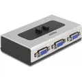 Delock Umschalter VGA 2 Port manuell bidirektional (87758)