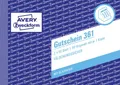 Avery Zweckform® 361 361 Gutschein, DIN A6 quer, fälschungssicher, 2 x 50 Blatt,