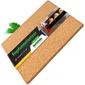 XXL Topfuntersetzer aus Kork | rechteckig: 45x30 cm | für extra große Töpfe, Auflaufformen, Pfannen – Dekorative Unterlage auch zum Basteln – Mini-Pinnwand – hitzebeständig rutschfest – aus Portugal