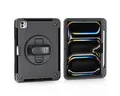 4smarts Tablet-Hülle Rugged Case GRIP für Apple iPad Pro 11 (M4, 2024), Backcover, Schutzhülle, Handyschutzhülle, Case, Schutzcase, stoßfest