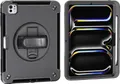 4Smarts GRIP Tablet-Cover Apple iPad Pro 11" (M4, 2024) 27,9cm (11") Back Cover Schwarz
