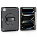 4smarts RuggedCaseGRIP für Apple iPad Pro 11" (M4,2024) Schwarz Tablethülle NEU