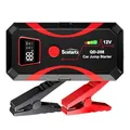 Starthilfe Powerbank für Pkw, 2000A 12V Auto Starthilfe Powerbank, Jumper Starter mit LCD Bildschirm & LED Taschenlampe, Auto Batterie Motorräder Booster, für bis 7L Benzin & 4L Diesel