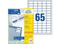 AVERY Zweckform Universal-Etiketten 3666-200, ultragrip, 38 x 21,2 mm, 13000 + 1300 Stück