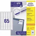 Avery Zweckform - Universaletikett Ultragrip 38 X 21,2 Mm (b X H) Nicht Wieder Abl√∂sbar Papier Weiß 14.300 Etik./pack.