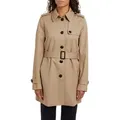 Tommy Hilfiger Langjacke HERITAGE SINGLE BREASTED TRENCH mti den typischen Trenchdetails & Tommy Streifen als Gürtelschlaufe beige|braun S
