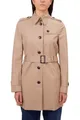 Tommy Hilfiger Damen Jacke Heritage Single Breasted Trench Übergangsjacke, Beige (Nos Beige), S