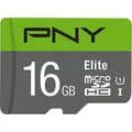PNY Micro-SD-Karte Elite, 16GB, bis 85 MB/s, UHS-I U1, SDHC