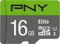 PNY Micro SD Card Elite 16 GB HC Class 10 UHS I U1 adapter (P-SDU16GU185GW-GE)