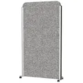 MAUL Akustik-Trennwand MAULcocoon 9701195, dunkelgrau 100,0 x 182,0 cm mit Rollen, 1 St.