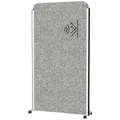 Maul Stellwand Silber, Dunkelgrau Aluminium 9701195