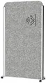Maul Stellwand Silber, Dunkelgrau 9701195