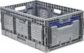 Klappbox Industrial 55 l 600x260x400 mm grau/blau