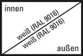 ARON Basic+ Terrassentür Kunststoff 1 Flügelig (Dreh-Kipp) 100x200 cm RAL 9016 verkehrsweiß DIN Rechts RC2 (Förderfähig)