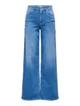 ONLY Female Jeans mit weitem Bein ONLMADISON Hohe Taille Weiter Beinschnitt Jeans